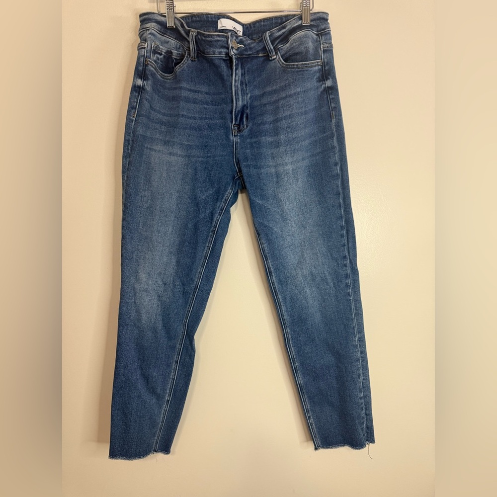 VERVET raw hem Classic Blue Women's skinny fit Jeans in size 32